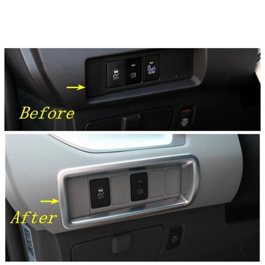 ヘッド ライト ヘッドライト スイッチ ボタン コントロール フレーム カバー トリム 適用: トヨタ シエナ XL30 2011-2020 ABS アクセサリー-スタイリング マット AL-PP-2033 AL_3