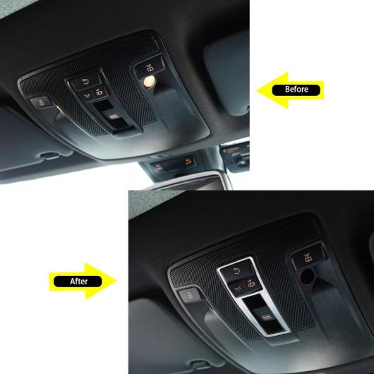 リード ライト スイッチ ボタン 装飾 スパンコール 適用: メルセデス・ベンツ CLA GLA A B クラス W117 C117 W176 A180 2013-2016 シルバー AL-PP-2128 AL_4
