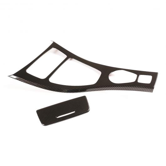 適用: BMW 3シリーズ E93 コンバーチブル 2007-2012 セントラル コントロール パネル カバー ギア シフト ボックス トリム ステッカー スタイリング アクセサリー シルバー・カーボン調 AL-PP-2479 AL_4