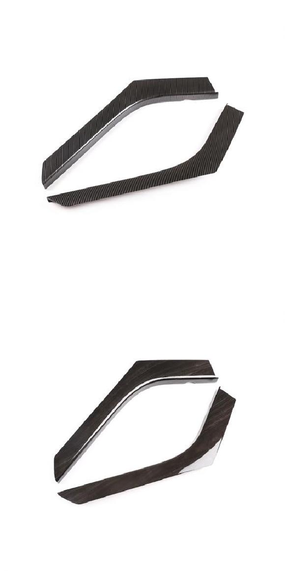 適用: ランド ローバー/ROVER レンジ ローバー/ROVER イヴォーク 2012-2018 ABS カーボンファイバー ステッカー センター コンソール パネル サイド トリム ストリップ カバー カーボン調・黒木目 AL-PP-2541 ALの通販は 19,525円