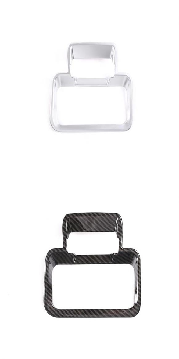 ABS クローム エレクトロニック ハンド ブレーキ P ボタン テールゲート スイッチ 装飾 フレーム カバー 適用: ランドローバー/LAND ローバー/ROVER レンジ ローバー/ROVER シルバー・カーボン調 AL-PP-2542 AL 13,103円