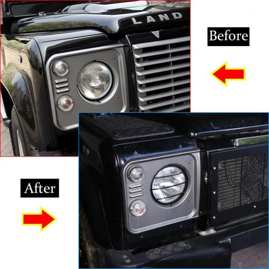 ヘッドライト テール ランプ 保護 カバー 適用: ランド ローバー/ROVER ディフェンダー 2014-2019 ライト 装飾 シェル エクステリア アクセサリー テール ランプ カバー AL-PP-2590 ALの通販は