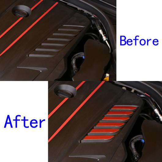 ボンネット ステッカー 適用: トヨタ GR スープラ MK5 A90 A91 2019-2022 オート フード エンジン カバー インテリア ステッカー デカール スタイリング アクセサリー レッド・シルバー AL-PP-2727 AL_3