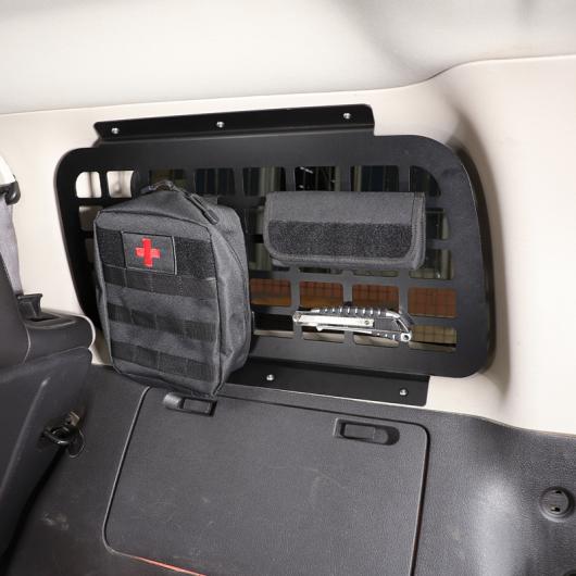 適用: ハマー/HUMMER H3 2005-2009 ストレージ シェルフ サイド ウインドウ ブラケット ストレージ パネル リア トランク DEBRIS ラック ストレージ アクセサリー ブラック AL-PP-2915 AL_4