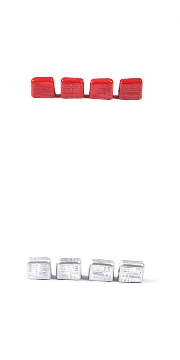 適用: フォード/FORD レンジ 2015-2021 ABS クローム ダッシュボード エア-コンディション 通気口 アジャスター ロッド 装飾 カバー トリム アクセサリー レッド・シルバー AL-PP-2944 ALの通販は 10,662円