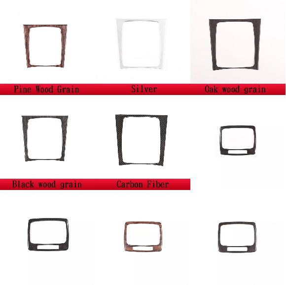 コンソール アームレスト ギア シフト 装飾 フレーム ステッカー トリム 適用: メルセデス・ベンツ C GLKクラス X204 W204 C180 C200 C260 2008-2013 タイプ001〜オーク木目調 AL-PP-3115 AL