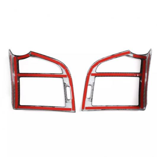 適用: メルセデス・ベンツ Sクラス W221 ダッシュボード サイド 通気口 パネル フレーム トリム 保護 カバー ABS カーボンファイバー アクセサリー シルバー・カーボン調 AL-PP-3172 ALの通販は