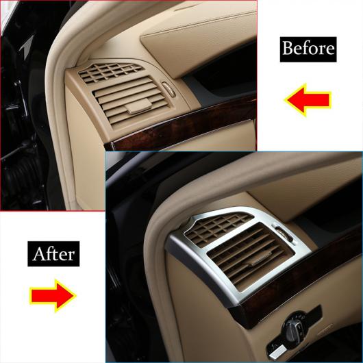 適用: メルセデス・ベンツ Sクラス W221 ダッシュボード サイド 通気口 パネル フレーム トリム 保護 カバー ABS カーボンファイバー アクセサリー シルバー・カーボン調 AL-PP-3172 ALの通販は