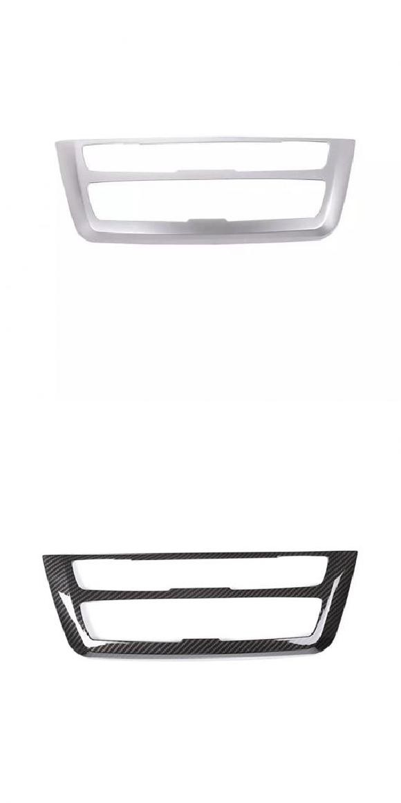 適用: BMW 3 4シリーズ 3GT F30 F32 F34 2013-2018 カーボンファイバー インテリア センター コントロール CD パネル フレーム カバー スの通販は