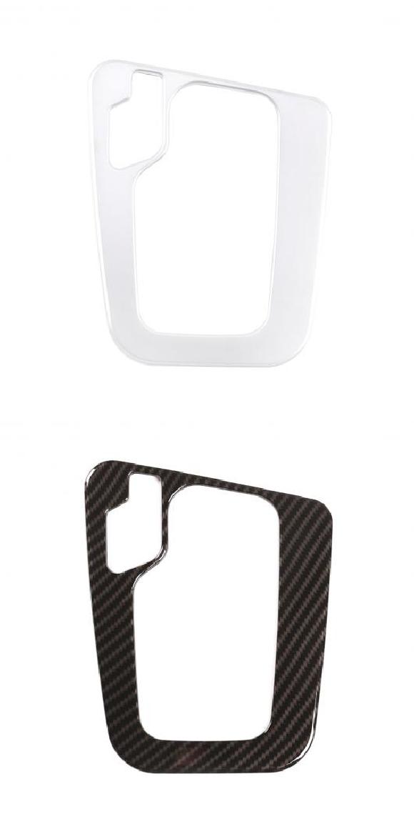 1ピース ギア シフト パネル ノブ カバー 装飾 ステッカー シフト ボックス パネル カバー 適用: BMW 3シリーズ E46 1998-2004 アクセサリー シルバー・カーボン調 AL-PP-3385 ALの通販は