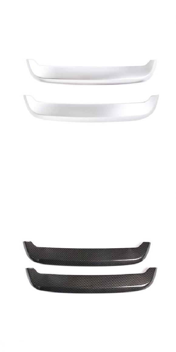 カーシート バック トリム 適用: BMW 7シリーズ G11 G12 2016-2020 ABS リア シート 装飾 ストリップ ステッカー インテリア アクセサリー シルバー・カーボン調 AL-PP-3416 AL