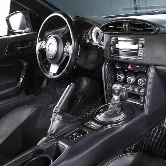 ギアシフト パネル AC 吹き出し口 ドア ハンドル カバー トリム 適用: トヨタ 86/スバル BRZ 2012-2020 ABS カーボンファイバー インテリア アクセサリー タイプ008 AL-PP-3428 AL_3