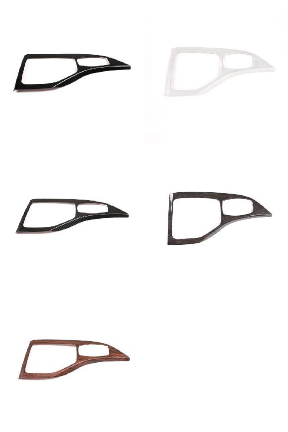 適用: BMW E84 X1 2013-2015 左ハンドル用 コンソール ギアボックス パネル トリム フレーム カバー ステッカー ストリップ ガーニッシュ 装飾 アクセサリー ブラック〜木目調 AL-PP-3439 ALの通販は