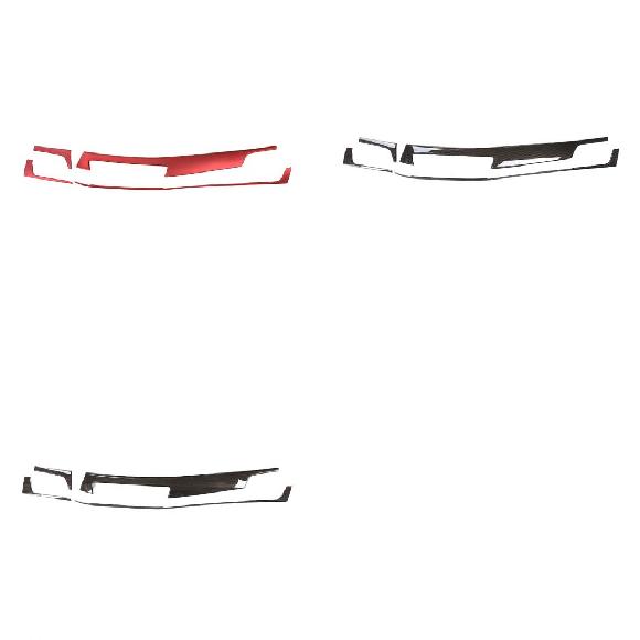 適用: BMW X1 F48 X2 F47 2016-2021 ABS カーボンファイバー ダッシュボード トリム センター コンソール パネル モールディング 装飾 インテリア スタイリング レッド〜黒木目 AL-PP-3459 ALの通販は