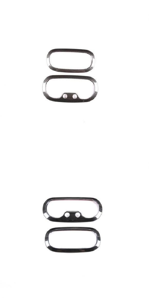 オート ステンレス スチール フロント リア リード ライト ランプ フレーム トリム カバー ステッカー 適用: ハマー/HUMMER H3 2005-2009 アクセサリー タイプA・タイプB AL-PP-3662 AL