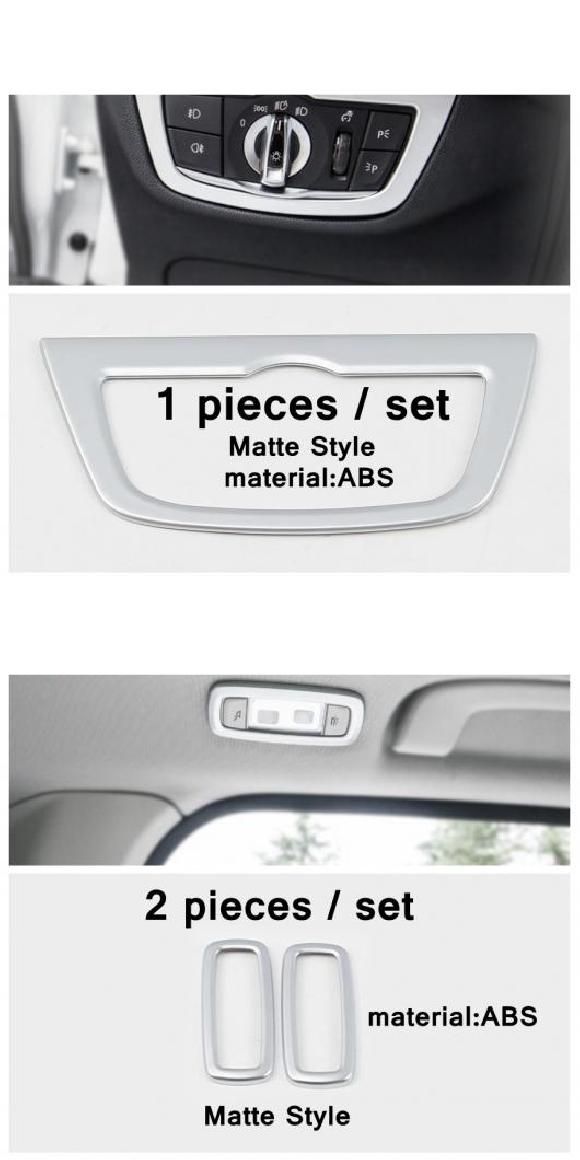 エンジン スタート ストップ ボタン/トランスミッション シフト ギア カバー トリム ABS 適用: BMW X3 G01 2018-2022 X4 G02 2019-2021 マット アクセサリー タイプB・タイプF AL-PP-3968 AL