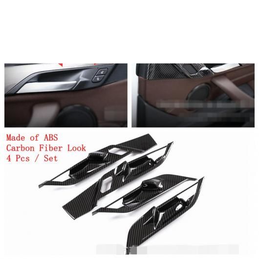 カーボン調 アクセサリー ヘッド ライト スイッチ/ギア シフト パネル/スピーカー ツイーター カバー トリム ABS 適用: BMW X2 F39 2018-2021 タイプC AL-PP-3991 AL_4