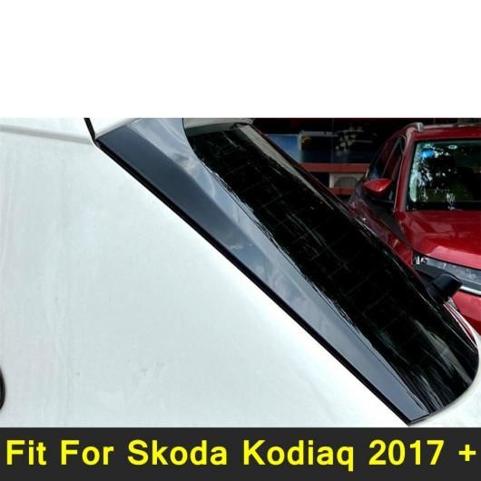 リア ウインドウ スポイラー サイド ピラー ポスト カバー トリム 2ピース 適用: シュコダ コディアック 2017-2022 プラスチック エクステリア アクセサリー AL-PP-3998 AL