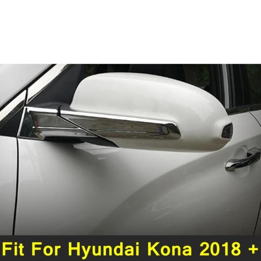 自動車 スタイリング クローム ドア ミラー 保護 ストリップ カバー トリム 4 ピース 適用: ヒュンダイ/現代/HYUNDAI コナ 2018-2022 エクステリア AL-PP-4006 AL