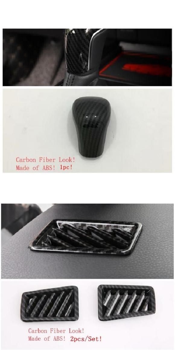 AL ピラー A スピーカー/ステアリング ホイール 装飾 カバー トリム ABS 適用: トヨタ アヴァロン 2019-2022 カーボン調 タイプF・タイプG AL-PP-4057