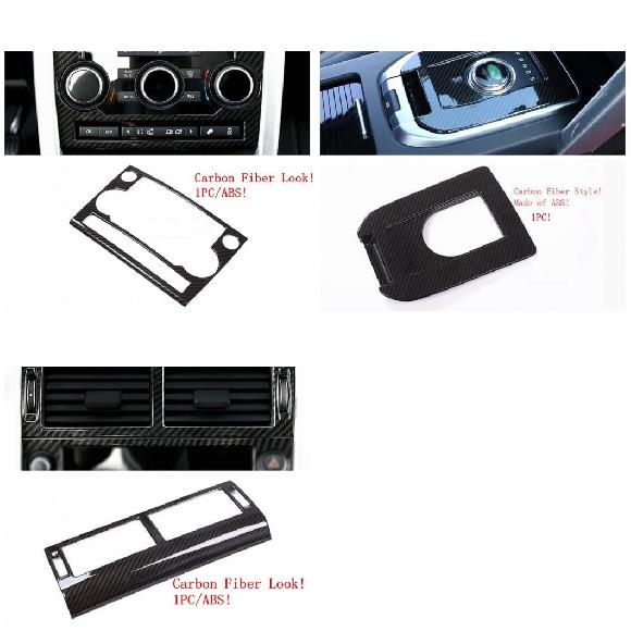 カーボンファイバー インテリア 適用: ランド ローバー/ROVER ディスカバリー スポーツ 2015-2020 エア AC 吹き出し口/ステアリング ホイール/ギア シフト パネル カバー キット タイプE〜タイプG AL-PP-4102 ALの通販は 161,155円