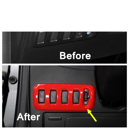 AL ABS インテリア パーツ 適用: スマート 453 フォーツー用 2015-2021 ワーニング ライト/センター コントロール ギア シフト パネル/リア タイプ5 AL-PP-4112_4