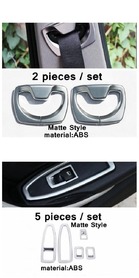 マット ウインドウ リフト コントロール/セーフティー ベルト/オーディオ スピーカー ツイーター カバー トリム ABS 適用: BMW 3 4シリーズ F30 F32 320i 2013-2018 タイプ1・タイプ2 AL-PP-4120 AL