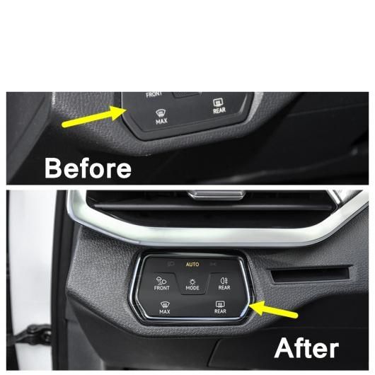 ブラック模様 カップホルダー フレーム AC カバー トリム 適用: VW フォルクスワーゲン/VOLKSWAGEN ID.4 ID4 2021 2022 インテリア 装飾 アクセサリー タイプ5 AL-PP-4125 AL_4