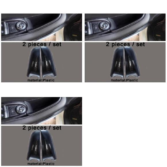 インテリア アクセサリー ブラック フロント ドア ハンドル ストレージ ボックス 装飾 2ピース 適用: 奇瑞汽車 Tiggo 5X/7/8 プロ 2020 2021 5X 2020 2021〜8 プロ 2020 2021 AL-PP-4150 ALの通販は