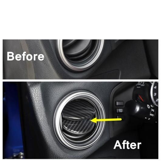 カーボンファイバー ステアリング ホイール/セントラル コントロール/ウインドウ スイッチ ボタン 適用: スバル BRZ/トヨタ GT86 2013-2021 インテリア パーツ タイプF AL-PP-4158 AL_3
