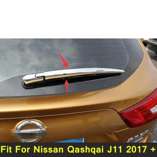 エクステリア パーツ 適用: 日産 キャシュカイ J11 2017-2020 自動車 スタイリング リア シールド ウインドウ ワイパー 保護 カバー トリム 3ピース AL-PP-4187 AL