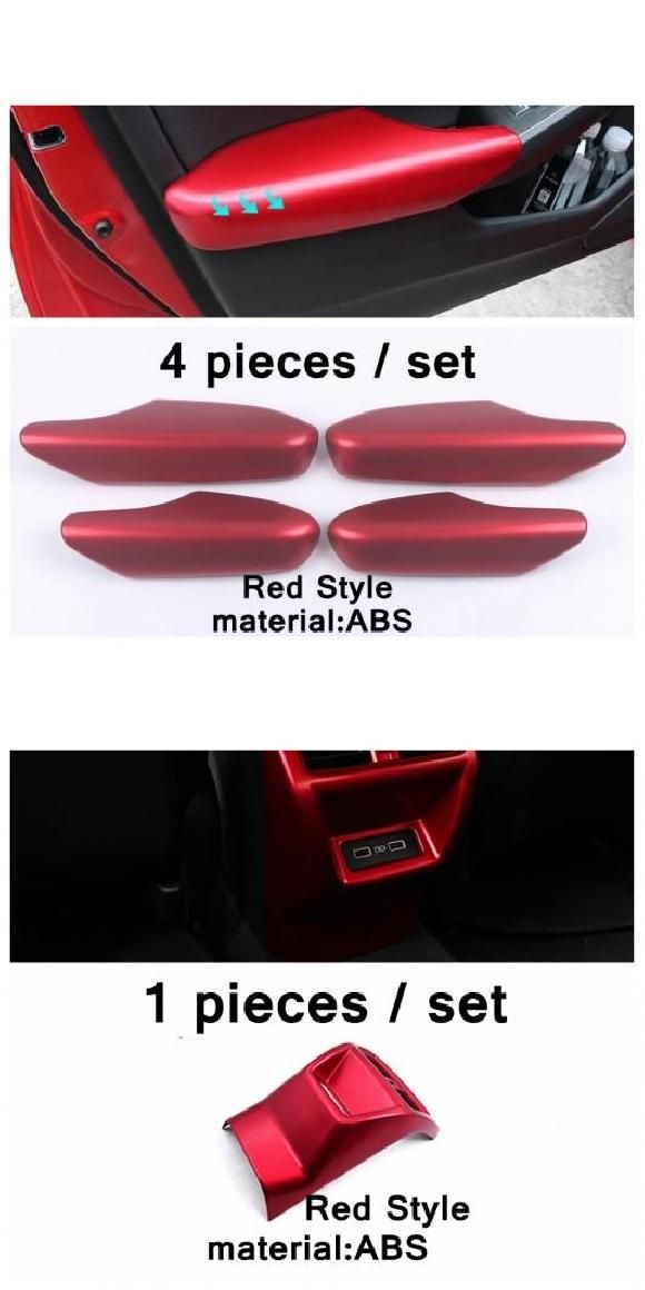 ダッシュボード タコメーター ディスプレイ/センター コントロール スイッチ イグニッション/ドア ハンドル ボウル フレーム カバー トリム レッド 適用: ホンダ シビック 11世代 タイプG・タイプH AL-PP-4239 ALの通販は 16,606円