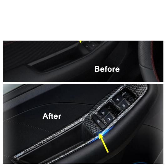 AL カーボン調 インテリア キット ABS 適用: MG ZS EV 2018-2021 アクセサリー ウインドウ A ピラー 装飾 ステッカー タイプ4 AL-PP-4284_3