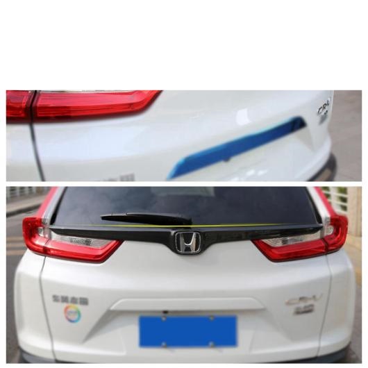 リア テール ゲート カバー トリム 1ピース 適用: ホンダ CRV CR-V 2017 2018 2019 レッド/カーボンファイバー エクステリア アクセサリー レッド AL-PP-4321 AL_3