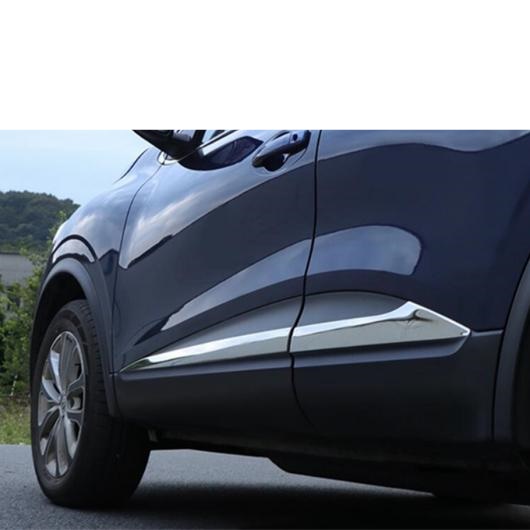 ステンレス スチール アクセサリー 適用: ルノー/RENAULT カジャー 2016 2017 2018 アウトサイド ドア ボディ モールディング プロテクター カバー トリム 4 ピース AL-PP-4330 AL_3