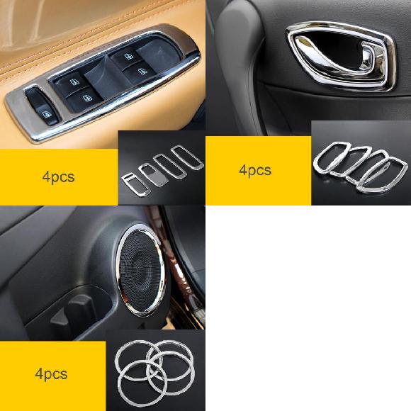 AL 適用: ルノー/RENAULT コレオス 2009-2015 通気口 ウインドウ リフター スイッチ パネル ラウドスピーカー サウンド 装飾 タイプ3〜タイプ5 AL-PP-4609