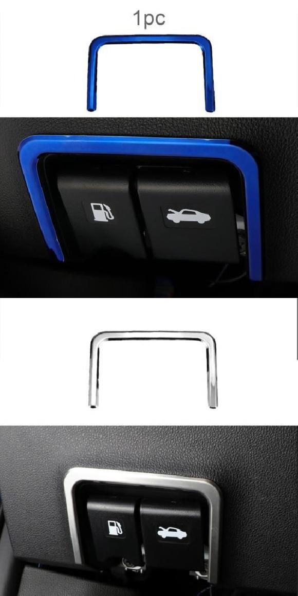 AL ピース 適用: ルノー/RENAULT カジャー 2017-2019 コレオス 2017-2019 フューエル タンク/フード スイッチ パネル 装飾 ブルー・シルバー AL-PP-4621