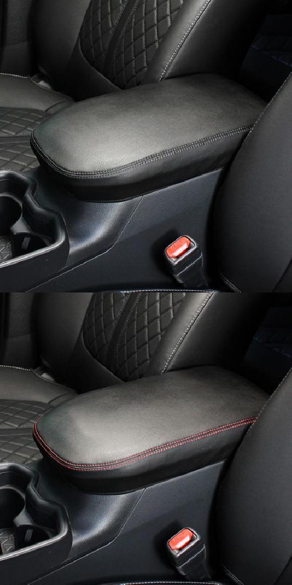 AL 1ピース 適用: トヨタ RAV4 2020-2021 アームレスト ケース カバー ブラック・レッド AL-PP-4752の通販は内装