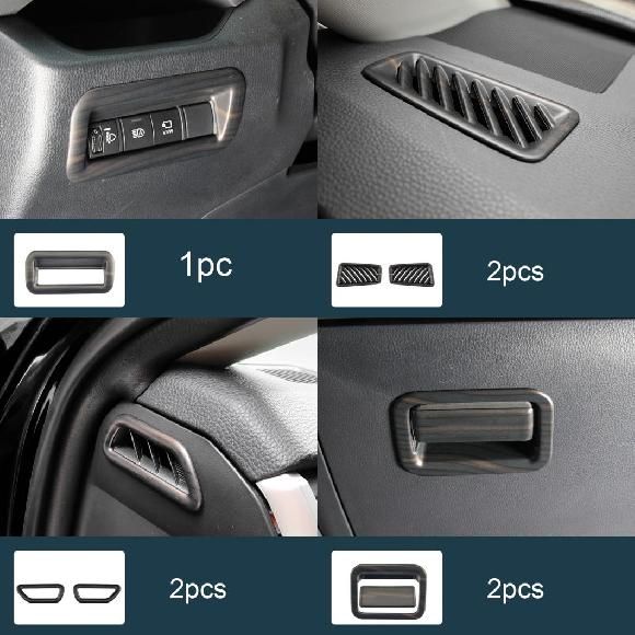 AL PEACH パターン 適用: トヨタ RAV4 2020-2021 インテリア センター ギア 通気口 装飾 タイプ15〜タイプ22 AL-PP-4764