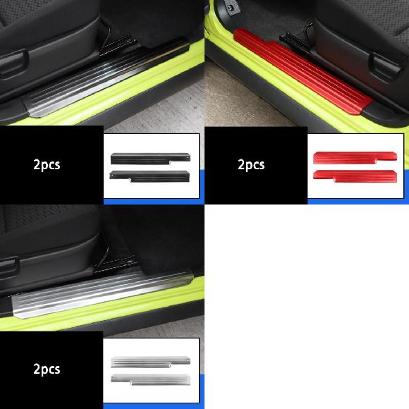 AL 2ピース 適用: スズキ ジムニー 2019-2020 JB64-JB74 ストリップ ペダル タイプ1〜タイプ3 AL-PP-4895