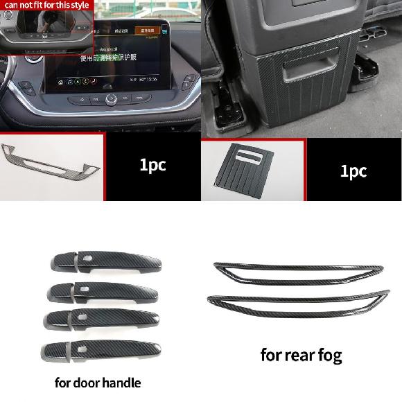 カーボン パターン 適用: シボレー/CHEVROLET ブレイザー 2020 インテリア セントラル コントロール ギア フレーム ドリンクホルダー ドア ガラス スイッチ 装飾 タイプ8〜タイプ22 AL-PP-4992 AL