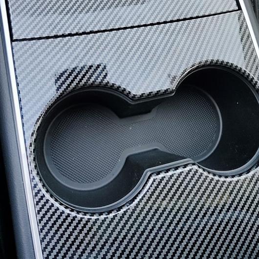 カーボン パターン 適用: テスラ/TESLA モデル X 2014-2019 ウインドウ パネル エア コンディション 通気口 装飾 フレーム タイプ4 AL-PP-5030 AL 4ピース 適用: モデル 3 センター コンソール パネル ステッカー