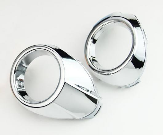AL 2ピース ABS 適用: フォード/FORD フォーカス 2012 年 フロント フォグランプ シェード フォグ ランプ 装飾 フレーム メッキ ステッカー AL-PP-5107_4