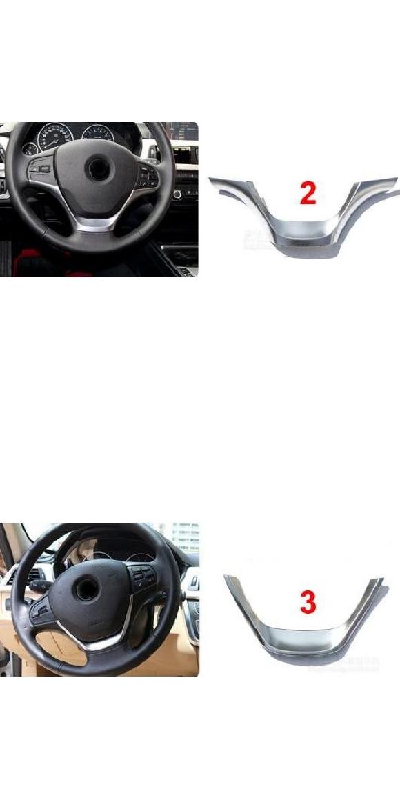 AL 1ピース 適用: BMW 2013-2017 3シリーズ 316/320/318 ステアリング ホイール スパンコール 装飾 ステッカー タイプ2・タイプ3 AL-PP-5113
