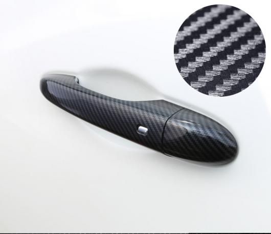 8ピース 適用: マセラティ/MASERATI レバンテ アウター ハンドル カバー カーボンファイバー パターン 装飾 AL-PP-5526 AL