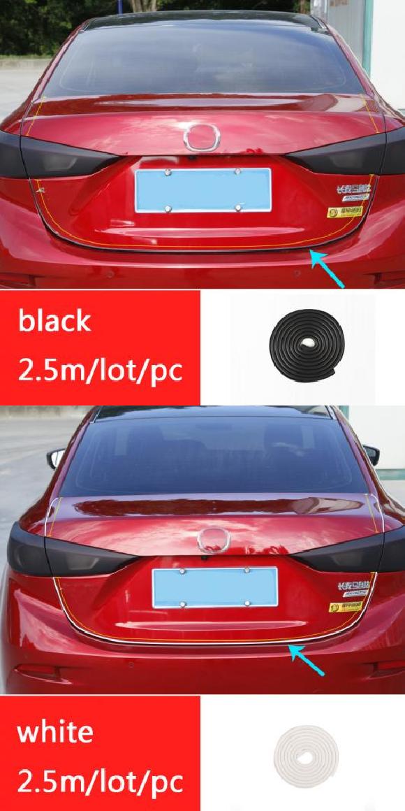 AL 1ピース 適用: マツダ CX-5 CX-4 アテンザ ドア 衝突防止 ラバー ストリップ ストリップ 250cm AL-PP-5640