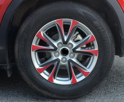AL 適用: マツダ CX-4 4 タイヤ ハブ ステッカー カーボンファイバー ステッカー AL-PP-5680