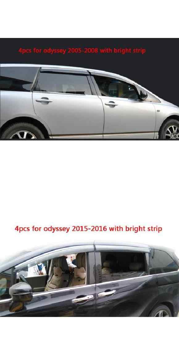 AL 4ピース 適用: ホンダ オデッセイ 2002-2004 2005-2008 2009-2014 2015-2017 ウィンドウ バイザー 2005 2008・2015 2017 AL-PP-5709の通販は