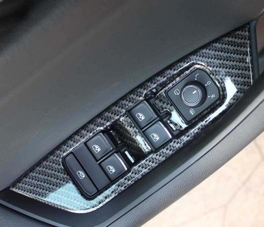 適用: シュコダ コディアック インテリア カーボンファイバー トリム 通気口 ギア ボックス ステアリング ホイール センター コントロール ストリップ タイプ13 AL-PP-5733 AL_3