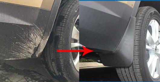 4ピース 適用: シュコダ コディアック マッドガード AL-PP-5744 ALの通販は